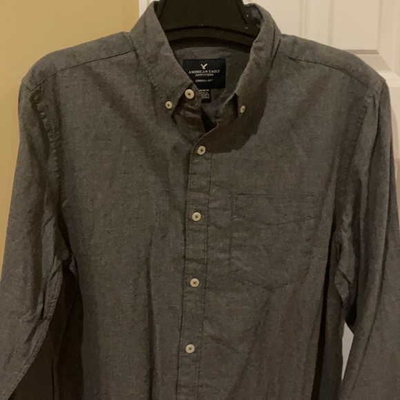 American Eagle outfitters seriously soft long sleeve button down dress shirt - Picture 3 of 6